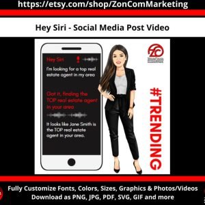 Real estate social media video template – AI Assistant editable design