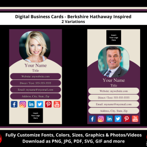 Digital Business Cards for Real Estate | Berkshire Hathaway Inspired