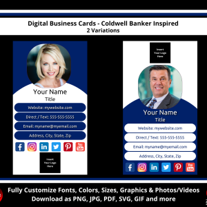 Digital Business Cards for Real Estate | Coldwell Banker Inspired
