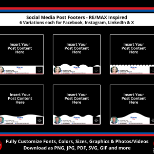 Social Media Post Footers