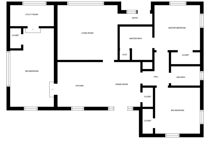 Floor Plan (without Dimensions - Cubicasa 1920x1440) 01